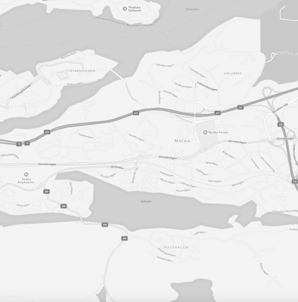 med city på trampavstånd. En blandning av sött och salt sjunger man på Skansen och mitt över vattnet ligger Nacka.