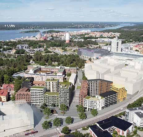 SIMHALL ISHALL NACKA IP GYM Vill du inte cykla, eller ta en långpromenad för den delen, går täta bussavgångar runt knuten som tar dig till stan på bara 10 minuter.