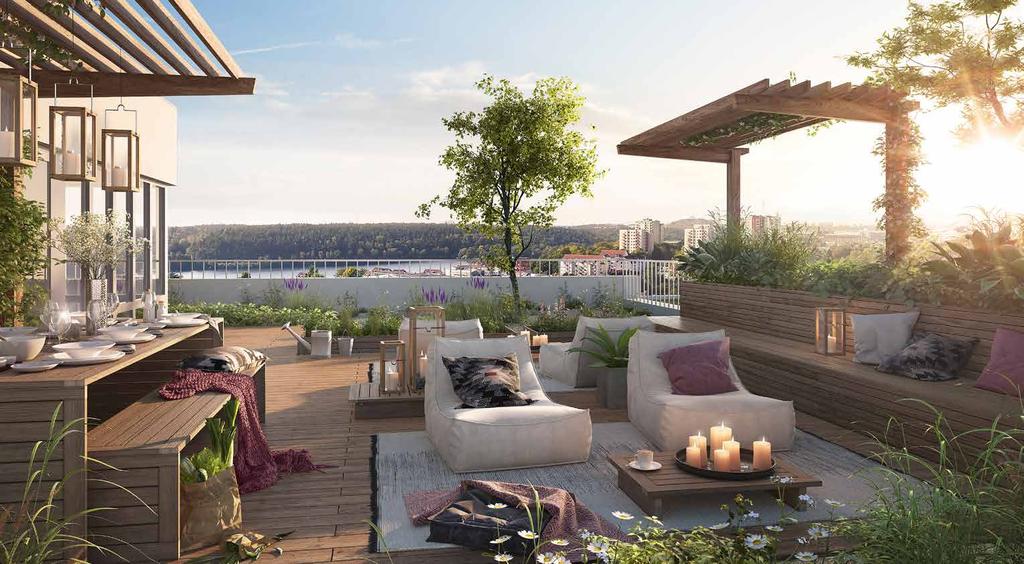 med trädgården på taket. I alla våra byggprojekt planerar vi både för att det ska vara härligt att bo och samtidigt ge utrymme över för att leva. Elverket är inget undantag. OBS!