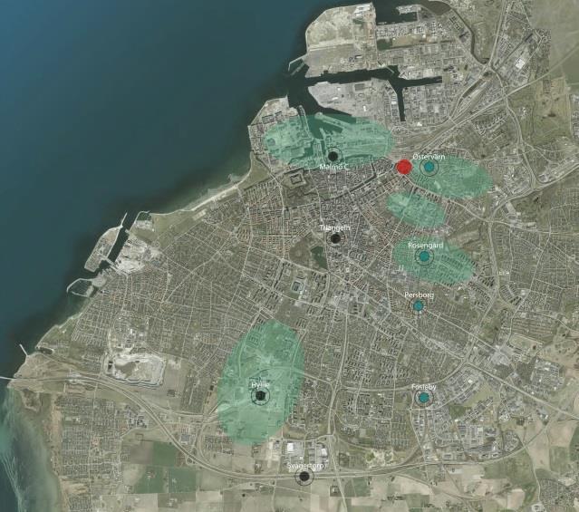 Platsen Köpcentret Entré/Malmö Plaza vid Värnhemstorget har nyligen sålts och kommunen har genom en avsiktsförklaring visat intresse för att hyra den mellersta byggnaden som därmed kan vara aktuell