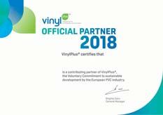 - Vårt frivilliga åtagande bidrar till mer än den cirkulära ekonomin, säger Brigitte Dero som är chef för VinylPlus. Det omfattar många andra områden som är viktiga för en hållbar utveckling, t.ex.