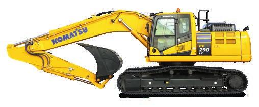 motorstyrning Ännu effektivare hydraulik Säkerhet först Komatsu SpaceCab förarhytt KomVision