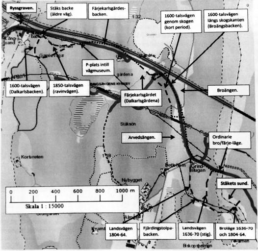 Landsvägen genom vår trakt var länge, vid sidan av sjövägen, den enda möjligheten att ta sig mellan Stockholm och Bergslagen om man inte ville ta den långa och tidsfördröjande omvägen över Uppsala.