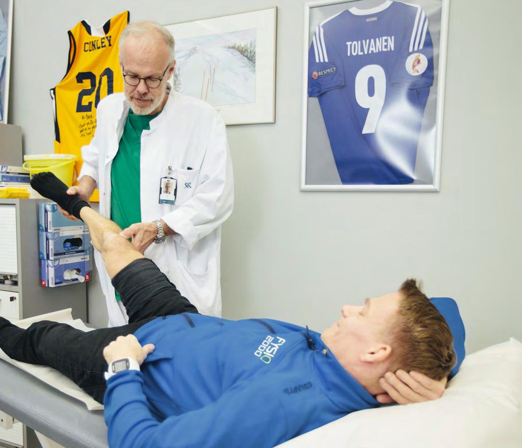 ÅRSBERÄTTELSE 2018 Privata hälsotjänster SOM KUND I MEHILÄINEN Tillbaka till motionsspåret efter rätt diagnos I december 2017 slutade Timo Tuuris löprunda med en knäskada som satte stopp för den