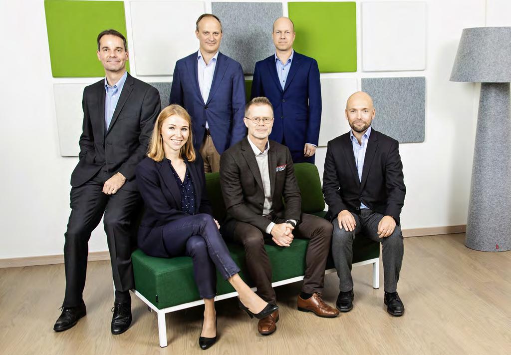 Från vänster till höger, uppifrån och ner: Herkko Soininen, Ove Uljas, Kalle Alppi, Kaisla Lahdensuo, Sami Koski, Tatu Tulokas LEDNING AV STÖDTJÄNSTERNA PÅ MEHILÄINEN Kalle Alppi Ingenjör i