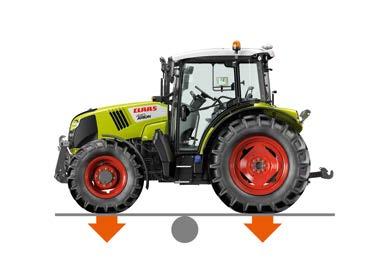 CLAAS traktorkoncept för mer flexibilitet. Konstruktion CLAAS traktorkoncept. På breda sulor. ARION 400 gör tekniken som används på större modeller tillgänglig även för mindre verksamheter.