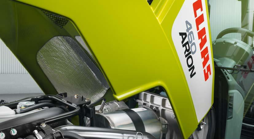 Dieseloxidationskatalysatorn (DOC) sitter under motorhuven precis bakom turbon, eftersom den behöver höga avgastemperaturer för en optimal reaktion.