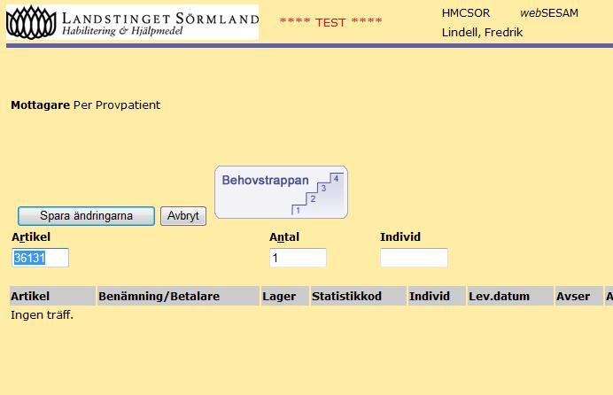 5(23) Skriv in den artikel du vill förskriva.