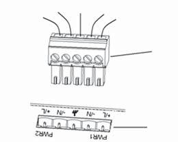 Connection PWR2:-/N PGND PWR1:-/N PWR2:+/L PWR1:+/L Plug Socket Figure 22 Connection of 5-Pin 5.