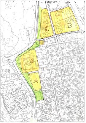 B.2 PLANSTOMME FÖR PURSISALMI-MASKEN- JAKOLOSA Parallelt med generalplanearbetet uppgör staden en planstome för området, som på grund av sin storlek och sitt centrala läge blir det viktigaste