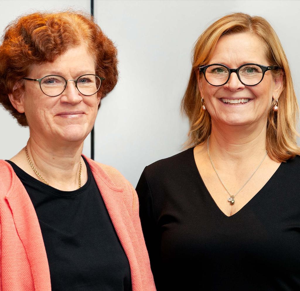 Lena Emanuelsson och Anna Falck Foto: Catharina