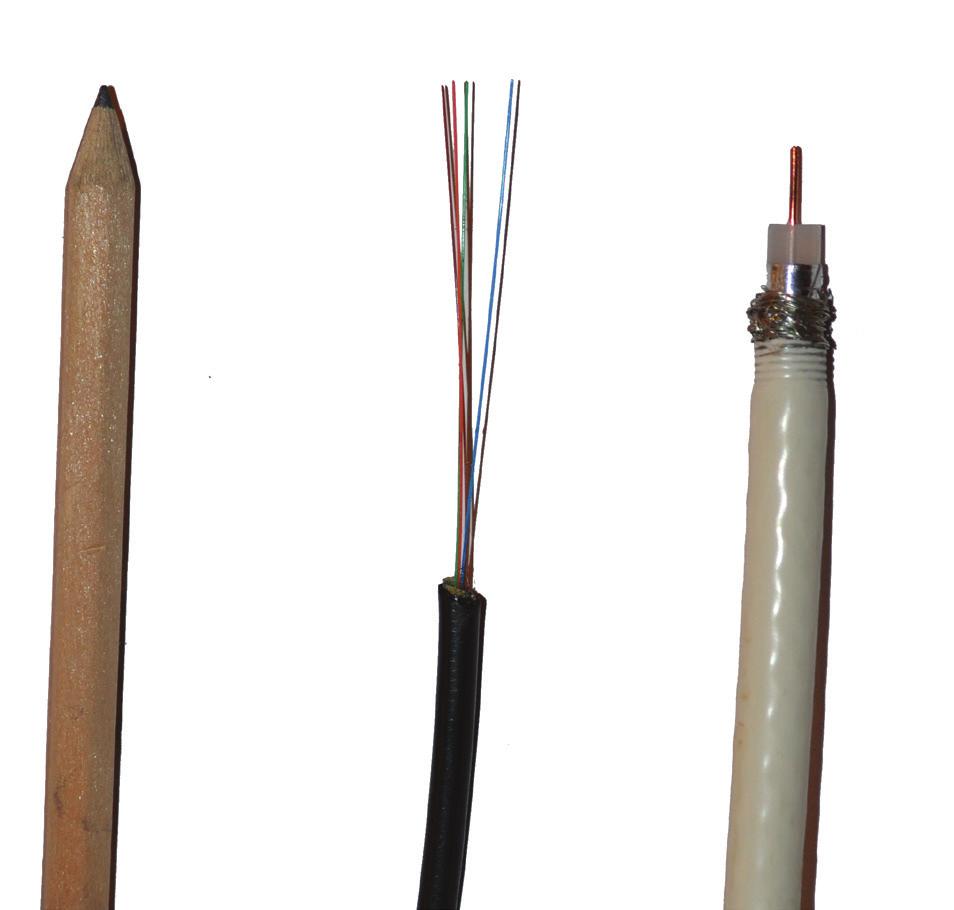 Dagens och morgondagens Kabel-TV-nät Den tidigare koaxialkabeln håller sakta på att fasas ut till fördel för den fiberoptiska kabeln. Fördelarna är många.