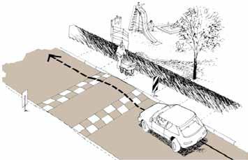Bilaga 4. Hastighetsdämpande åtgärder Nedan beskrivs några av de vanligaste åtgärder som har en hastighetsdämpande effekt och som föreslås för Huddinge kommun.
