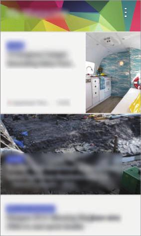 Grunder Använda Min tidskrift Min tidskrift visar uppdateringar av sociala nätverk och nyheter som du är intresserad av live.