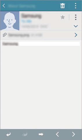 Meddelanden och e-post Läsa meddelanden Tryck lätt på E-post på programskärmen. Tryck lätt på och välj ett e-postkonto som du önskar använda så hämtas nya meddelanden.