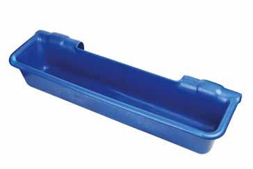 Foderskopa Ergo Foderskopan är tillverkad av kraftigt plastmaterial och är ergonomiskt utformad.