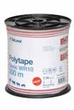 81 2150004308 Polyband WR40 Röd/vit L: 300 m, Ø: 40 mm, 8 SS, R: 2.