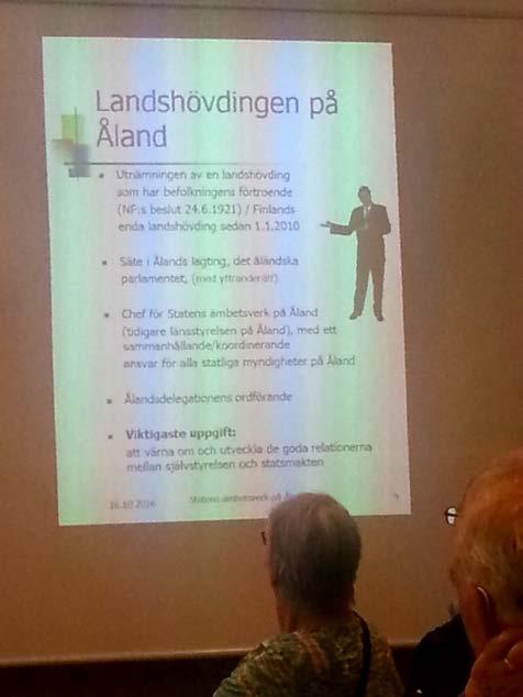 Landshövdingen Peter Lindbäck är Finlands ende landshövding sedan den 1 januari 2010.