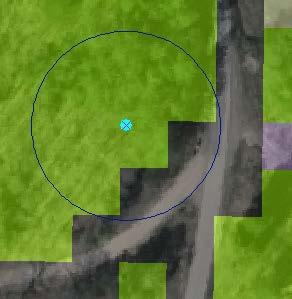 Den rivna byggnaden hamnar också som ädellöv, p.g.a. laserdata och markvegetation?