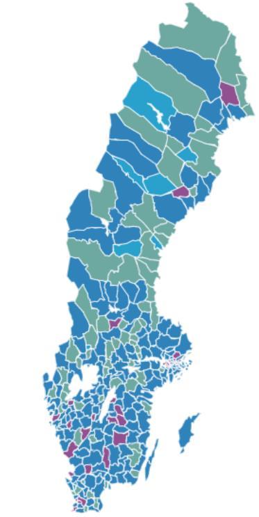 Folkhälsans utveckling Rapporterar om folkhälsan och dess bestämningsfaktorer.