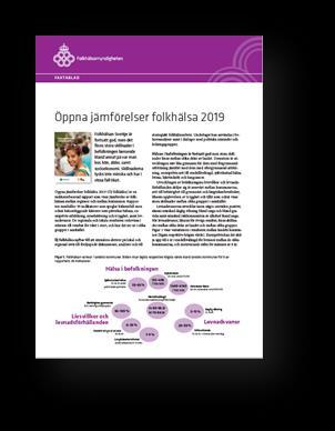 Sammanfattande bild av ÖJ folkhälsa, statistikverktyg och annat stöd 1.