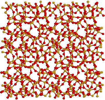 Ämnen där atomerna är ordnade i något regelbundet mönster sägs ha en kristallstruktur.