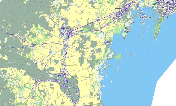 Scenario 3 Kalmar Södra Hågbyån vattensystem