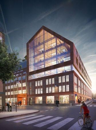Kundcase Trikåfabriken. Ett levande och modernt kontorshus med en unik industrikänsla.