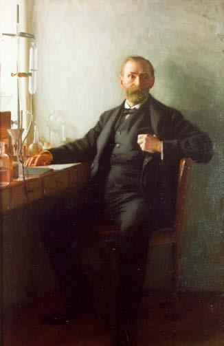 ALFRED NOBEL. OLJEMÅLNING AV EMIL ÖSTERMAN MÅLAD EFTER NOBELS DÖD. Nobelmuseet 2016. Illustrationer av Ola Skogäng (sid 5, 7, 15) och Nina Hogeland (sid 21 23).