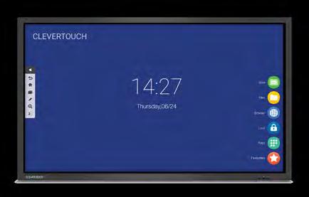 Bygg ut ditt stöd, kontrollera möjligheter och hantera Clevertouch-skärmar oavsett var de är lokaliserade och används, både inom och bortom organisationens nätverk.