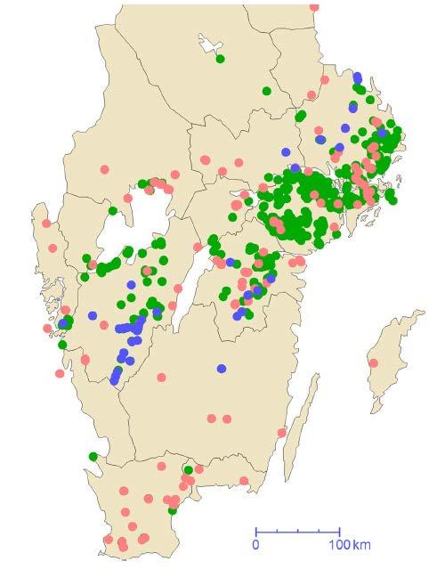 Metodik och strategi för biogeografisk uppföljning I en vetenskaplig studie (Andersen m.fl.