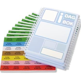 Hatten Förlag AB S-34718 Kalender Stora Idagboken A 4, halvår inkl datumetiketter* S-34719 Kalender Stora Idagboken A 4, helår inkl datumetiketter* Kalender Årsbok* En papperskalender för