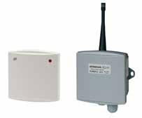 TRÅDLÖSA REPEATRAR FLREP repeater förlänger de trådlösa givarnas räckvidd. Upp till 8 repeatrar kan användas till en FLTA-basstation. 24 Vac/dc, < 0.1 VA / 12 Vac/dc Frekvens 868.