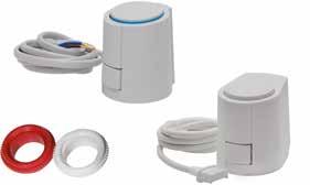 TERMOSTÄLLDON Ventilställdon finns för 24 Vac och 230 Vac spänningsmatning med en NC eller NO funktion. Styrsignalen kan vara PWM (pulsviddsmodulerande) eller för 0...10 Vdc signal.