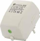 omvandlar 230 Vac till 24 Vac. 230 Vac -> 24 Vac, 20 VA 230 Vac, < 20 VA 24 Vac, 20 VA IP33 Tillåten omgiv.temp. 0.