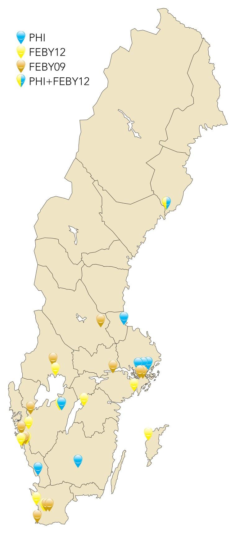 Passivhuscentrum Västra Götaland Denna rapport är en sammanställning av de certifierade passivhus som finns i Sverige vid hösten 2015.