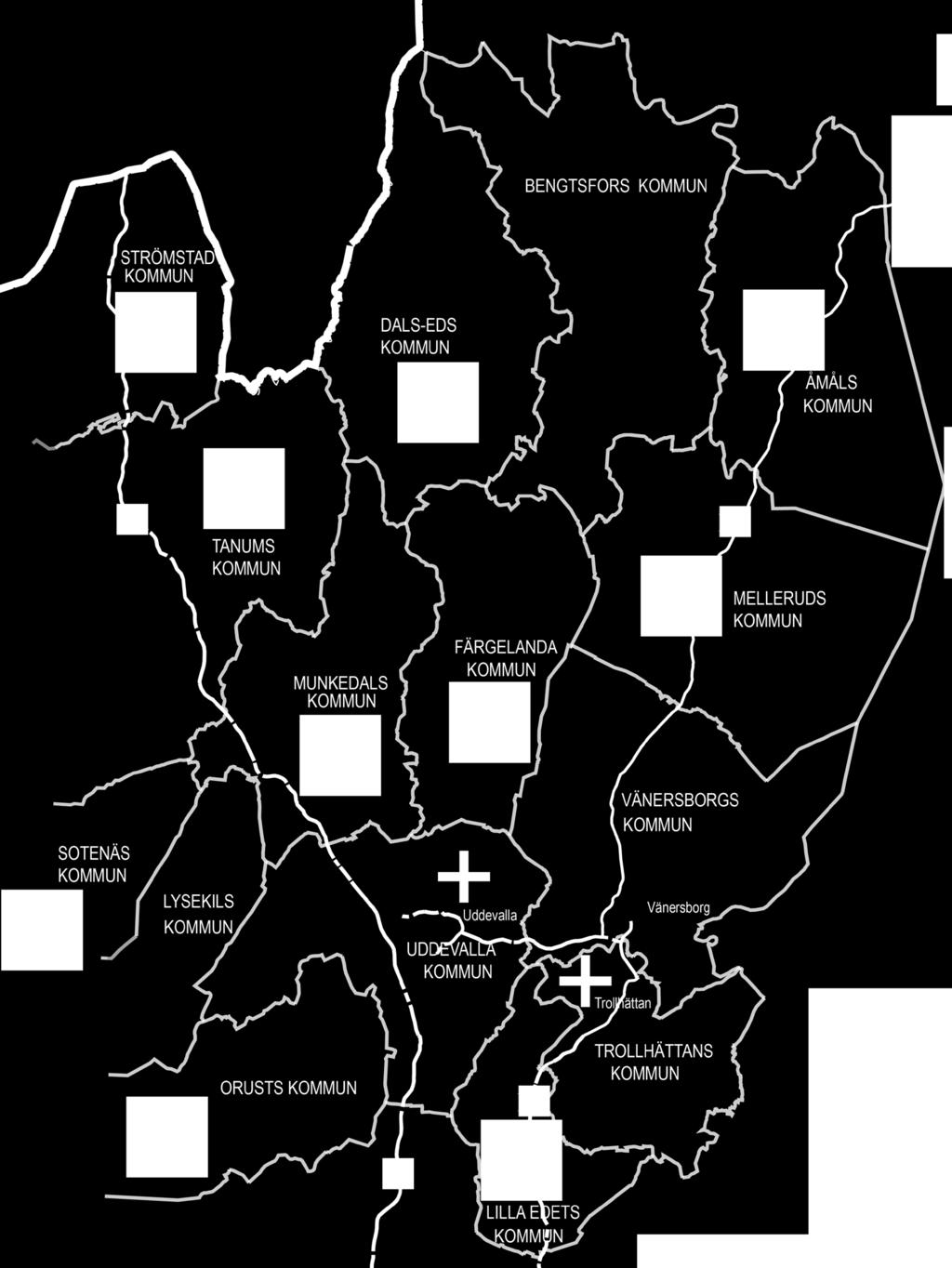 Intentionen är att resterande två kommuner (Vänersborg och Trollhättan) ska ansluta sig till Samverkande sjukvård på sikt.