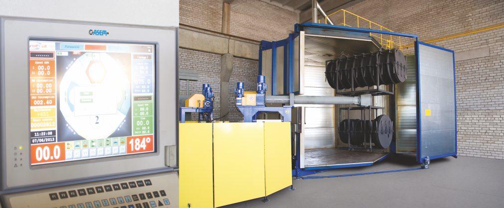 nläggning för rotationsgjutning Hög produktionskvalitet SEPKO oljeavskiljare tillverkas av polyeten (PE) genom en modern process med rotationsgjutning.