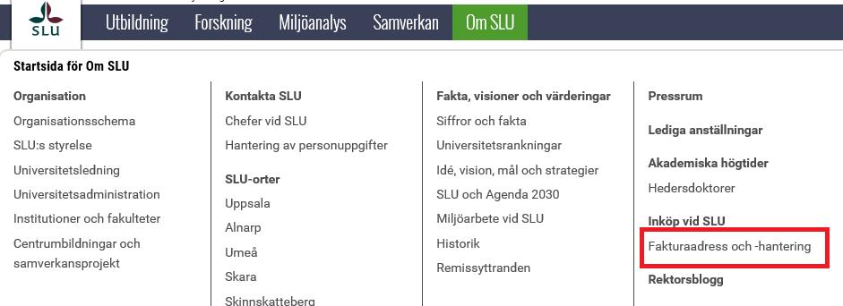medarbetare inom SLU. Sidan kan komma att uppdateras med jämna mellanrum.