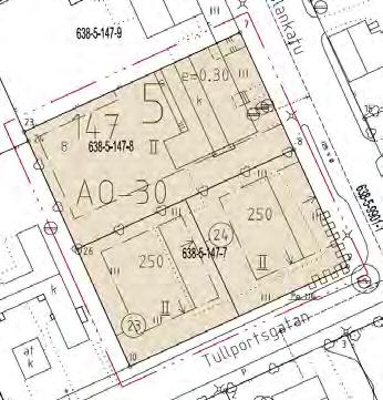 utkastet lades fram tänkte man på om det är möjligt att placera ett effektivare byggande eller en townhouse-liknande lösning i området.