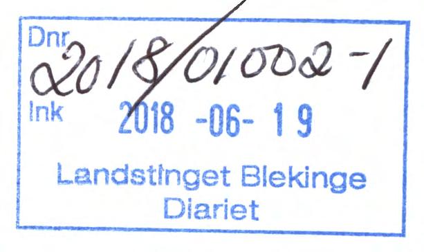 genomfört en granskning som syftar till att bedöma om Nämnden för Blekingesjukhuset och Nämnden för primärvård och tandvård utövar en tillfredsställande styrning, uppföljning och kontroll för ett