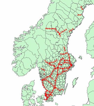 6 Resultat Utredningsalternativ (UA2040) I UA2040-analysen testas effekten av införandet av en ny föreslagen reglering av järnvägsbuller 25. Den nya regleringen innebär krav på s.k. kompositbromsblock för godsvagnar 26.