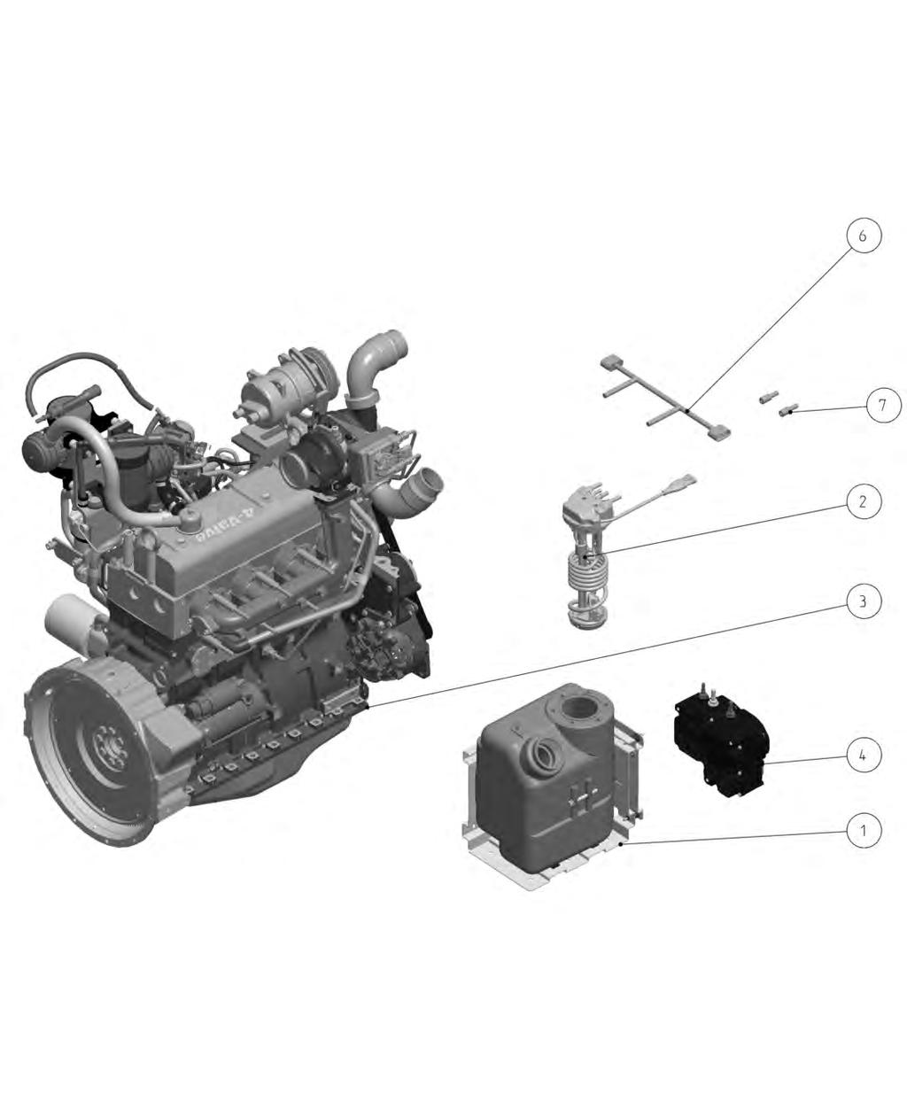 Motoraurutung EPA Engine equipment EPA Moottorin varuteet EPA Motorn utrutningar EPA EA 00 Urea Aurütung Urea equipment Urealaitteito Urea utrutning 00 Geber Indicator Anturi Givare