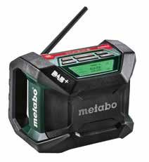 Robust och kompakt. Batteridriven radio AM/FM-radio som kan drivas med batteripaket eller nätkabel.