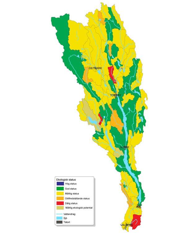 Avrinningsområde nr 108-034- Norsen Förord Detta dokument för Norsens avrinningsområde är ett av flera underlagsdokument till det sprogram som beslutades för Västerhavets vattendistrikt i december
