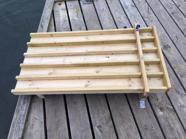 Bryggor sjöbodar o byggnader Krabbracebana