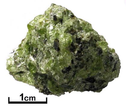 Våra vanligaste bergartsbildande mineral Olivin - (Fe,Mg) 2 SiO 4 Vanligen olivgrönt mineral, som utgör en dominerande beståndsdel i jordens mantel.