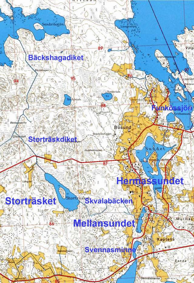 1 Historik Storträsket utgör en del av vattendrag som ännu på 1960-talet utgjorde en mångsidig helhet med många intressanta strukturer.