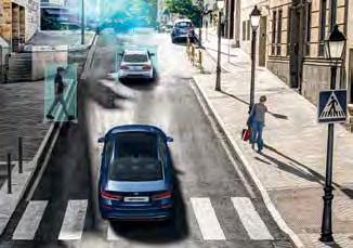 Förarstöd och aktiv säkerhet Säkerhet och intuitiv intelligens Helt nya Kia Optima Sportswagon är utvecklad för att du ska känna förtroende för bilen och lita på att dess