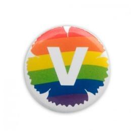 knappar, pappmuggar, kola m.m. som ni kan använda i valrörelsen i Vänsterpartiets webbshop.